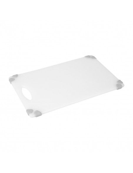 Planche à découper antidérapante professionnelle Hygiplas blanche 458x306mm