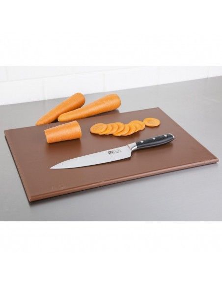 Planche à découper standard haute densité Hygiplas marron