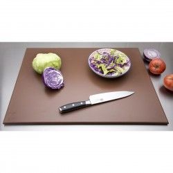 Grand planche à découper haute densité Hygiplas marron 2