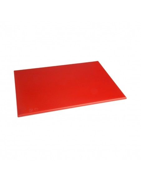 Planche à découper standard haute densité Hygiplas rouge