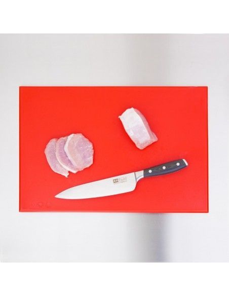 Planche à découper standard haute densité Hygiplas rouge