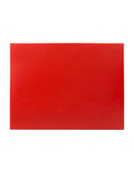 Grande planche à découper haute densité Hygiplas rouge