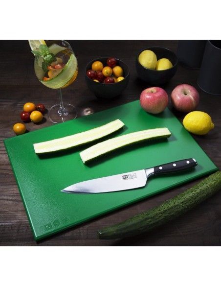 Planche à découper standard haute densité Hygiplas verte