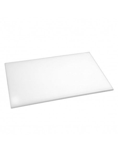 Planche à découper standard haute densité Hygiplas blanche