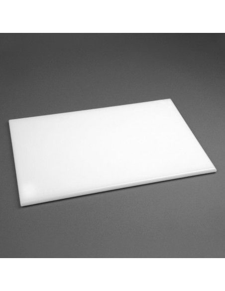 Planche à découper standard haute densité Hygiplas blanche