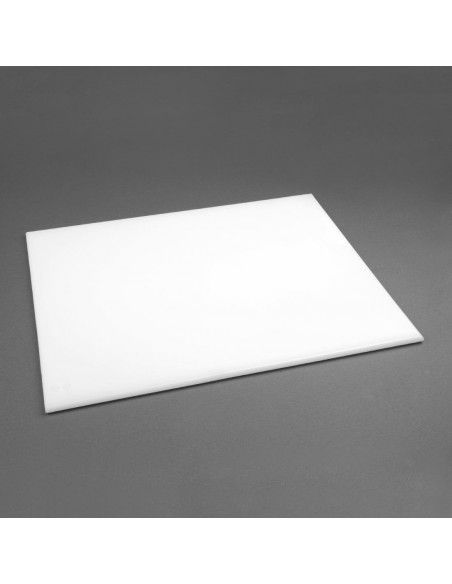 Grande planche à découper haute densité Hygiplas blanche
