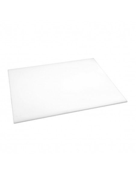 Grande planche à découper haute densité Hygiplas blanche
