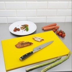 Planche à découper standard haute densité Hygiplas jaune 2