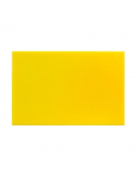 Planche à découper standard haute densité Hygiplas jaune