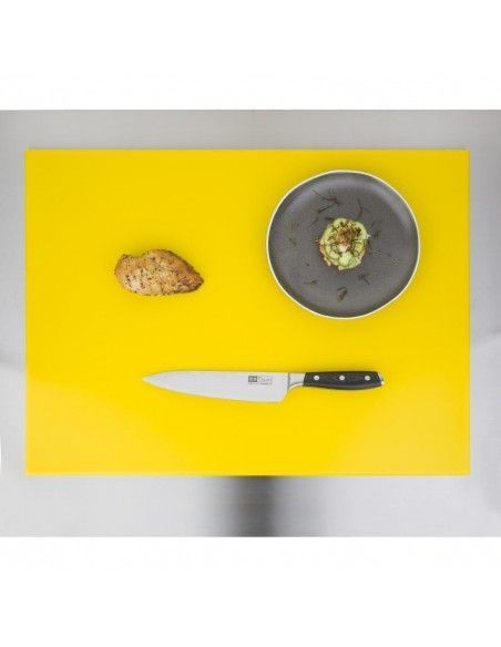 Grande planche à découper haute densité Hygiplas jaune