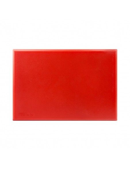 Planche à découper épaisse haute densité Hygiplas rouge
