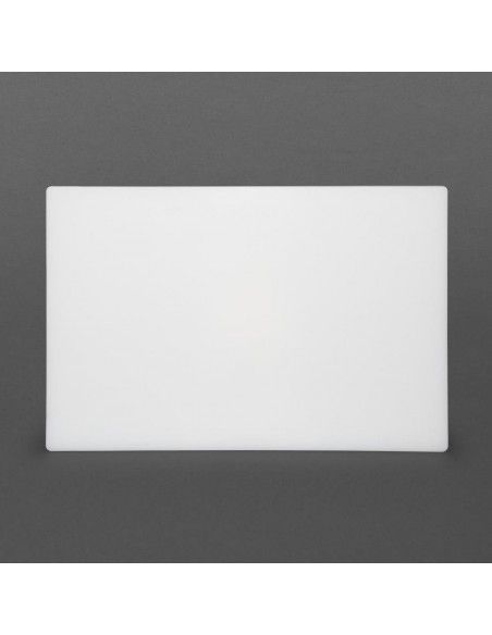 Planche à découper standard basse densité Hygiplas blanche