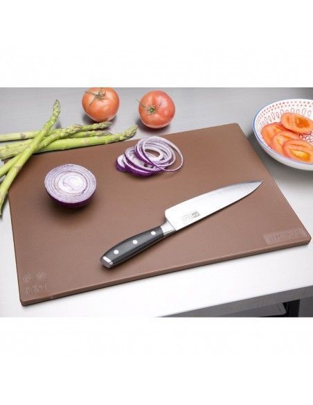 Planche à découper standard basse densité Hygiplas marron