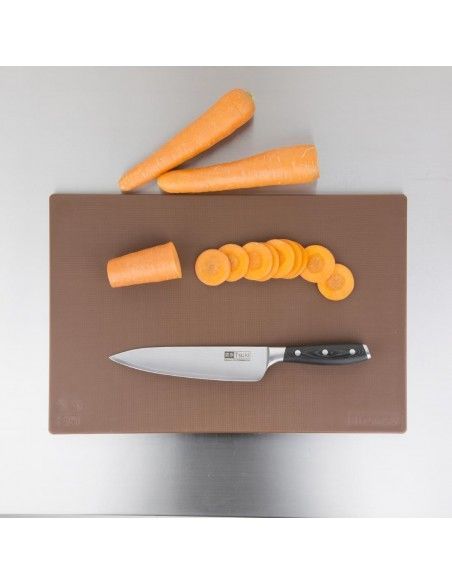 Planche à découper standard basse densité Hygiplas marron
