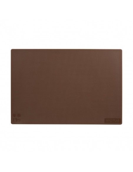 Planche à découper standard basse densité Hygiplas marron