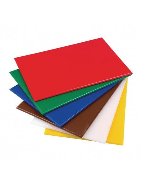 Planche à découper standard basse densité Hygiplas bleue