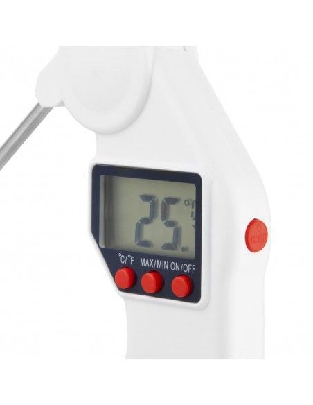 Thermomètre à sonde pliable Easytemp blanc