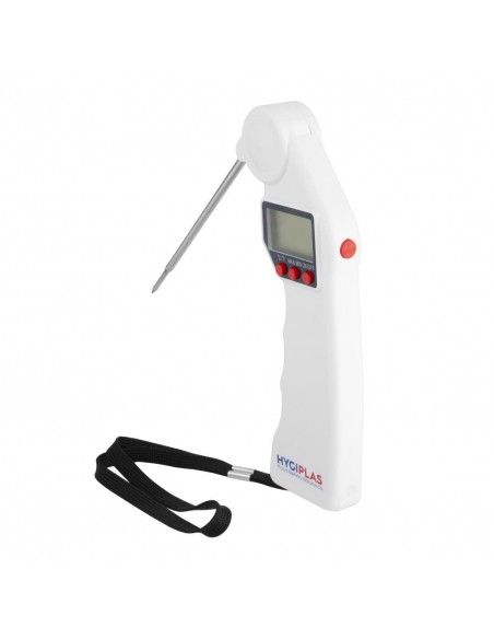 Thermomètre à sonde pliable Easytemp blanc