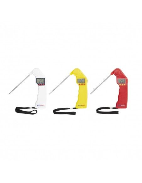 Thermomètre à sonde pliable Easytemp blanc