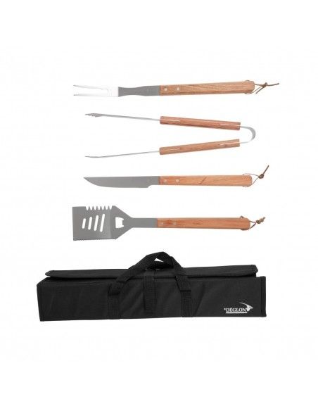 Kit barbecue 4 ustensiles Deglon
