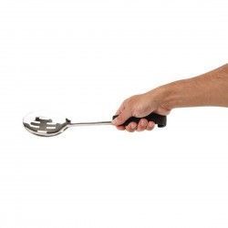 Cuillère de service perforée manche noir Vogue 34 cm 2
