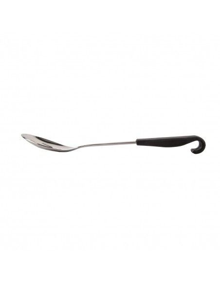 Cuillère de service perforée manche noir Vogue 34 cm