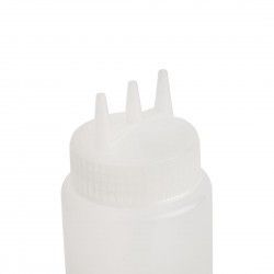Bouteille souple transparente 3 embouts Vogue 681ml 2