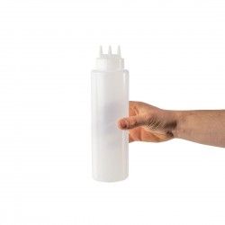 Bouteille souple transparente 3 embouts Vogue 908ml 2