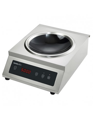 Plan de cuisson wok à induction de table Ø 330 mm 5 kW - 400V