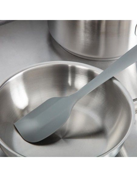 Grande spatule en silicone résistant à la chaleur Vogue grise