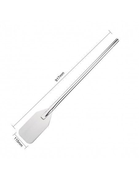 Spatule géante inox Vogue - Pleine