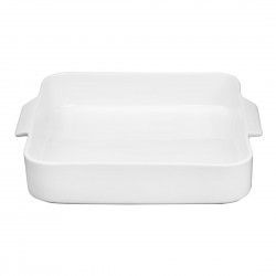 Plats à four carrés avec poignées Olympia Whiteware 260x225x50mm (lot de 2) 2