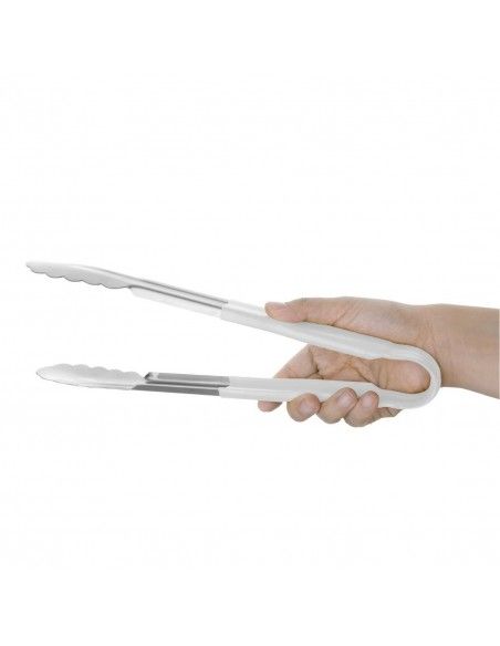 Pince de service code couleur Hygiplas blanche 300 mm