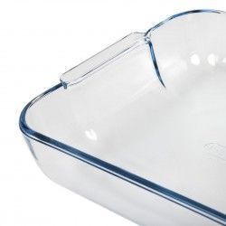Plat carré en verre Pyrex 210mm 2