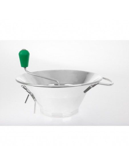 Moulin à légumes Tellier en acier étamé n°3 - 31 cm