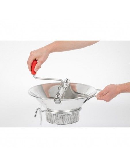 Moulin à légumes Tellier en acier étamé - 39 cm