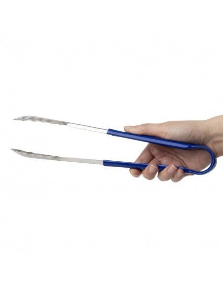 Pince de service à code couleur Hygiplas 300mm bleue