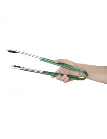 Pince de service code couleur Hygiplas 405mm verte