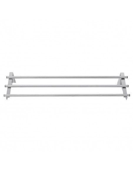 Etagère murale tubulaire Vogue acier inoxydable 1200mm