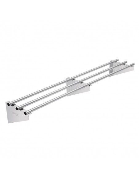 Etagère murale tubulaire Vogue acier inoxydable 1500mm