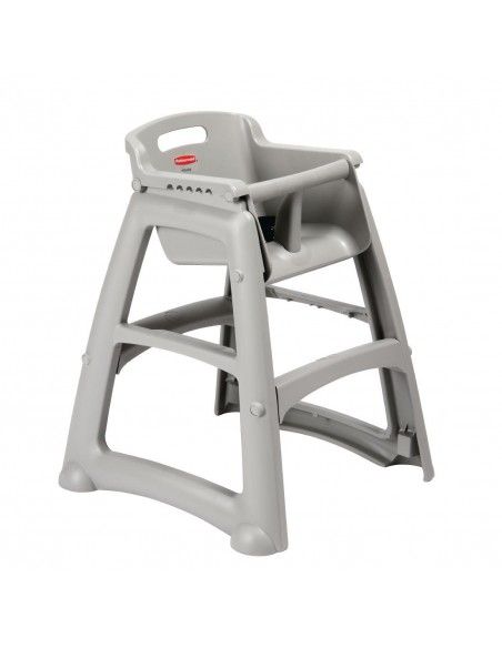 Chaise haute empilable platine Rubbermaid