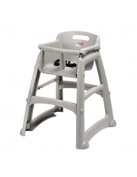 Chaise haute empilable platine Rubbermaid