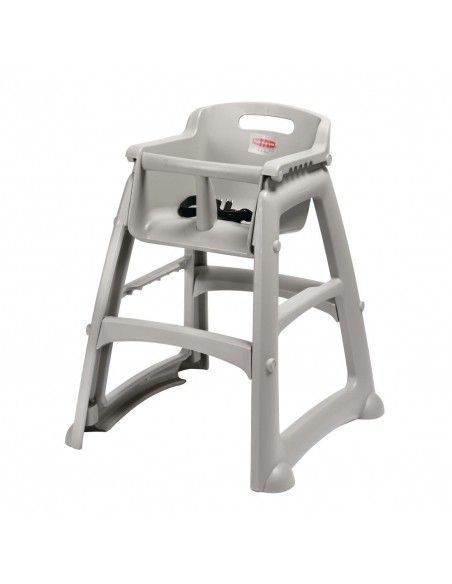 Chaise haute empilable platine Rubbermaid