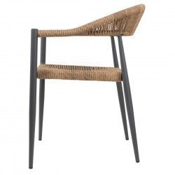 Fauteuils d'extérieur en rotin PE tressé Bolero Eden naturels (lot de 4) 2