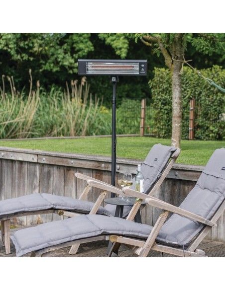 Chauffage de terrasse électrique avec télécommande Eurom TH1800S