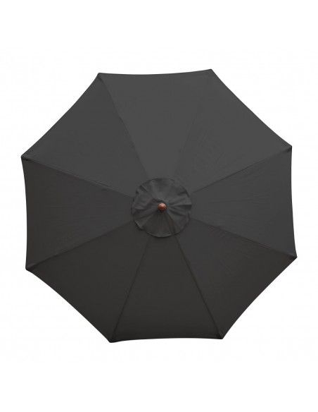 Parasol rond Bolero noir 2,5m