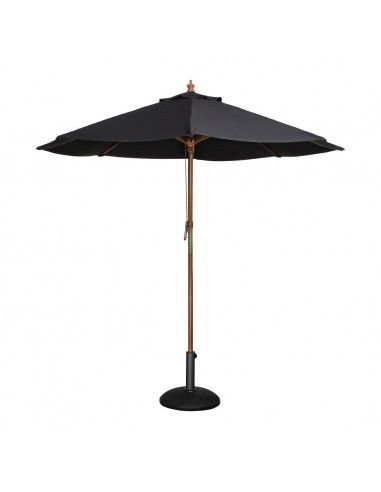 Parasol rond Bolero noir 3m