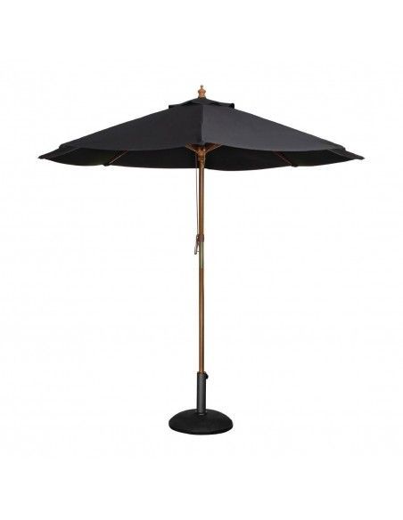 Parasol rond Bolero noir 3m