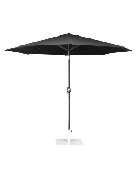 Parasol rond Bolero Seville 3m noir