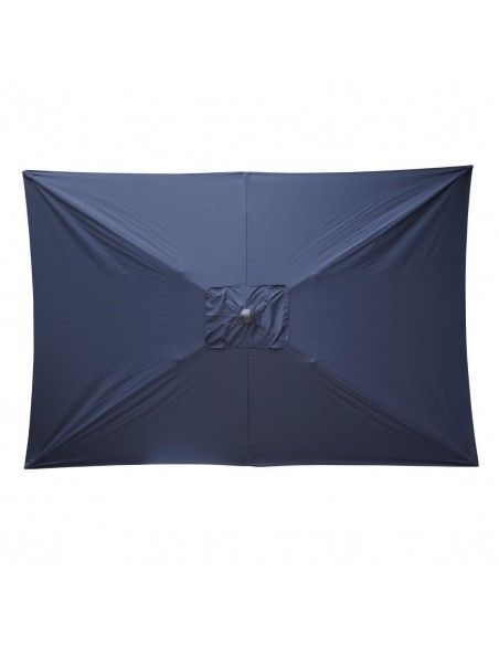 Parasol rectangulaire Bolero Seville 2x3m bleu marine